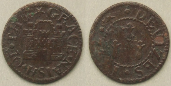 Devizes, Grace Naish 1652 farthing N5460